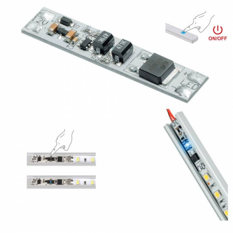 LED Non-Touch-Schalter für LED-Streifen 12V 24V oder LED-Beleuchtung