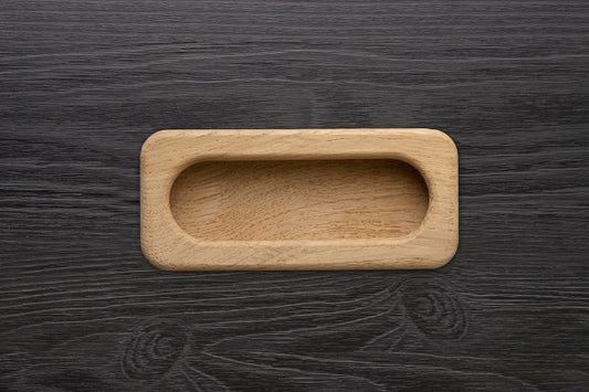 Möbelknopf Vasca | Holz | 100x47x19 mm | Eiche/Buche