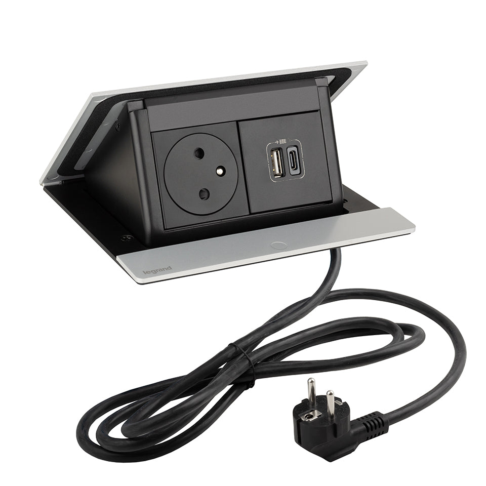 Pop-up Ausziehbare Steckdose | 230V | USB A/C | HDMI | RJ45