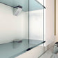 4x Glasbodenträger Kalabrone Mini | Glasdicke: 5-10 mm | Silber