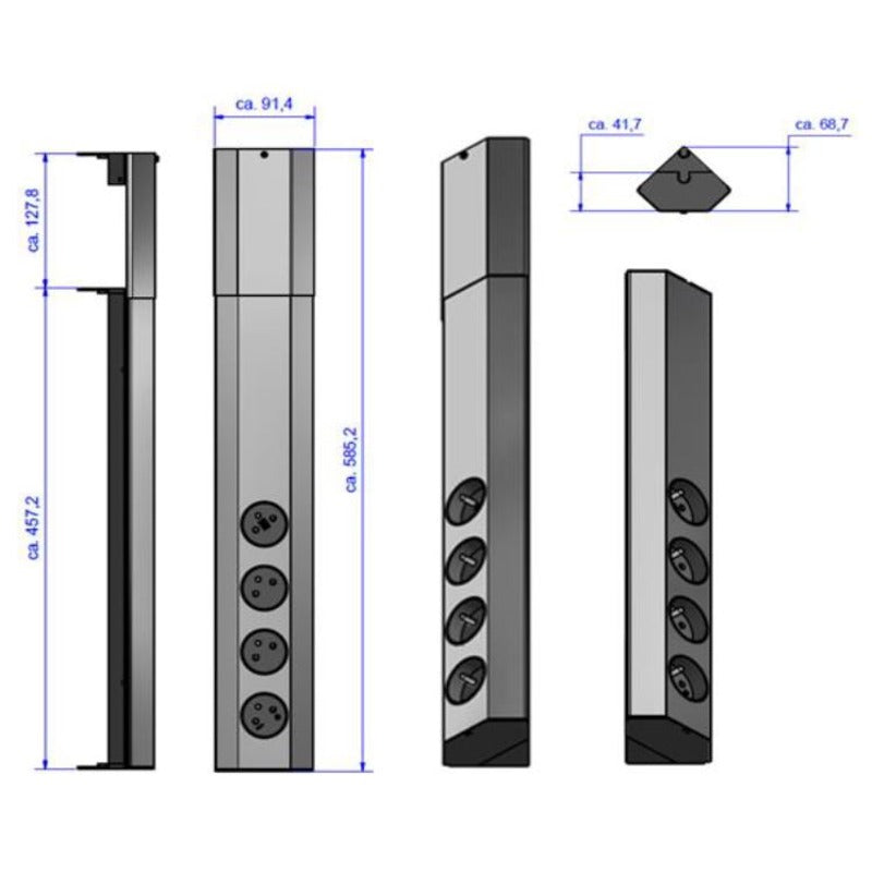 Casia Steckdose | 230V | USB A