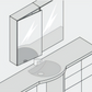 BLUM Spezialscharnier für Glastüren 110° BLUMOTION 71B4500C