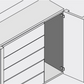 BLUM TIP-ON Auflagescharnier für dicke Fronten Öffnungswinkel 95° 70T9550.TL