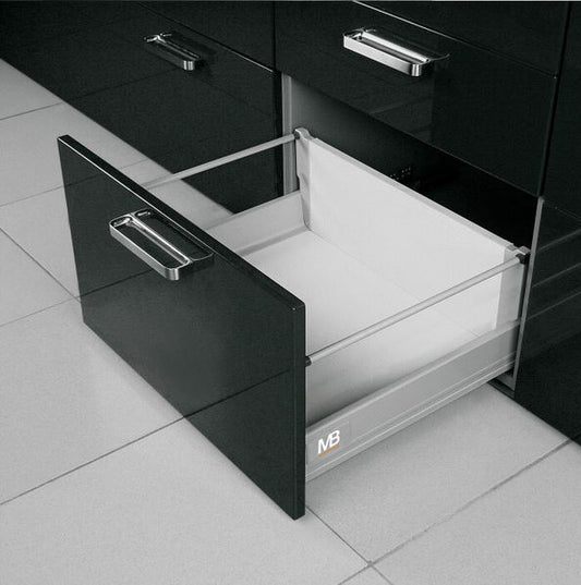 Schubladensystem | Küchenschublade | MODERN BOX C-Hoch | GRAU