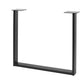 Tischbein U-Form schwarz Loft-Look Höhe 710mm