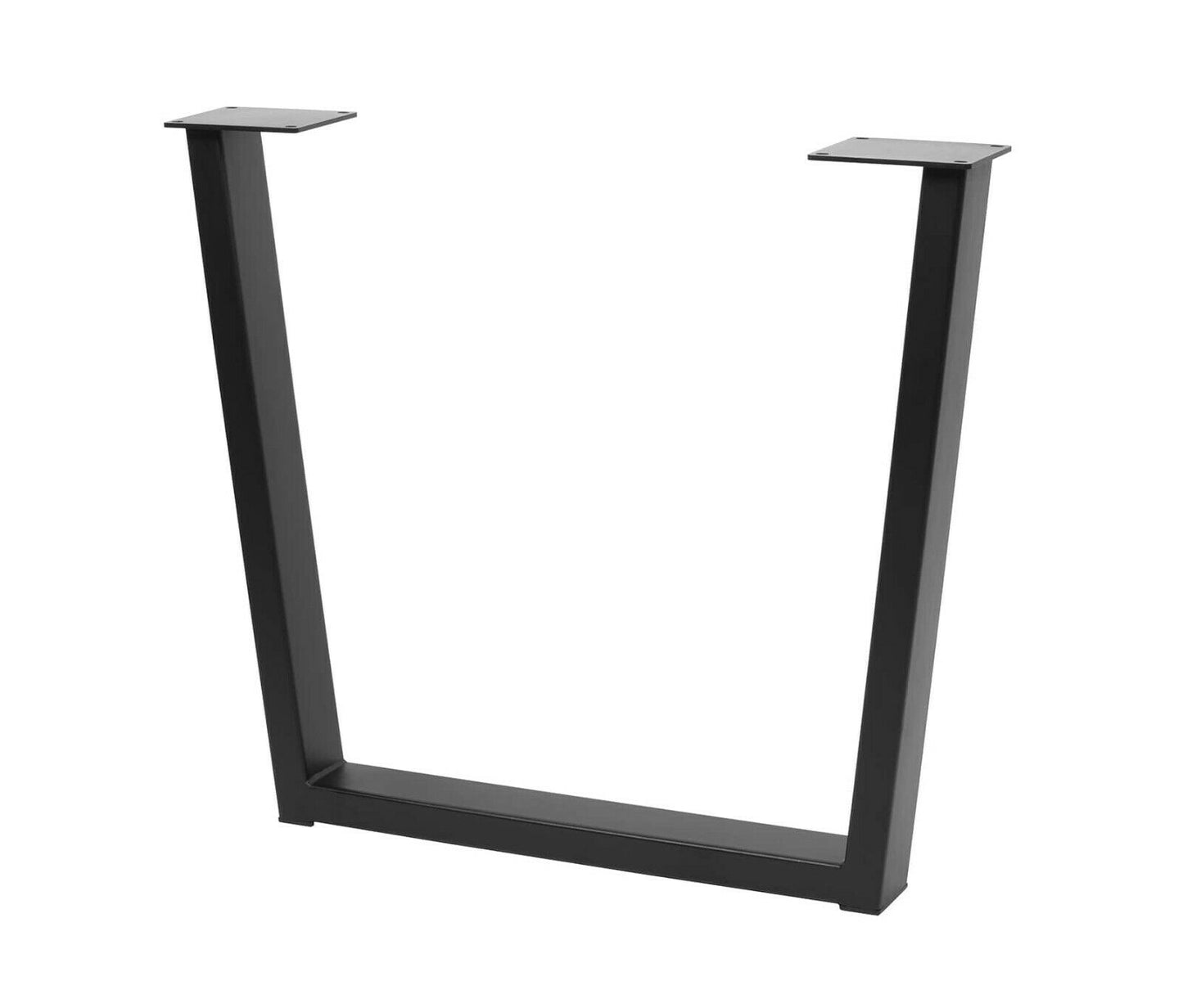 Tischbein U-Form schwarz Stahlprofil 40x80