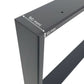 Tischgestell hoch | schwarz | Stahlprofil 80x20x2mm